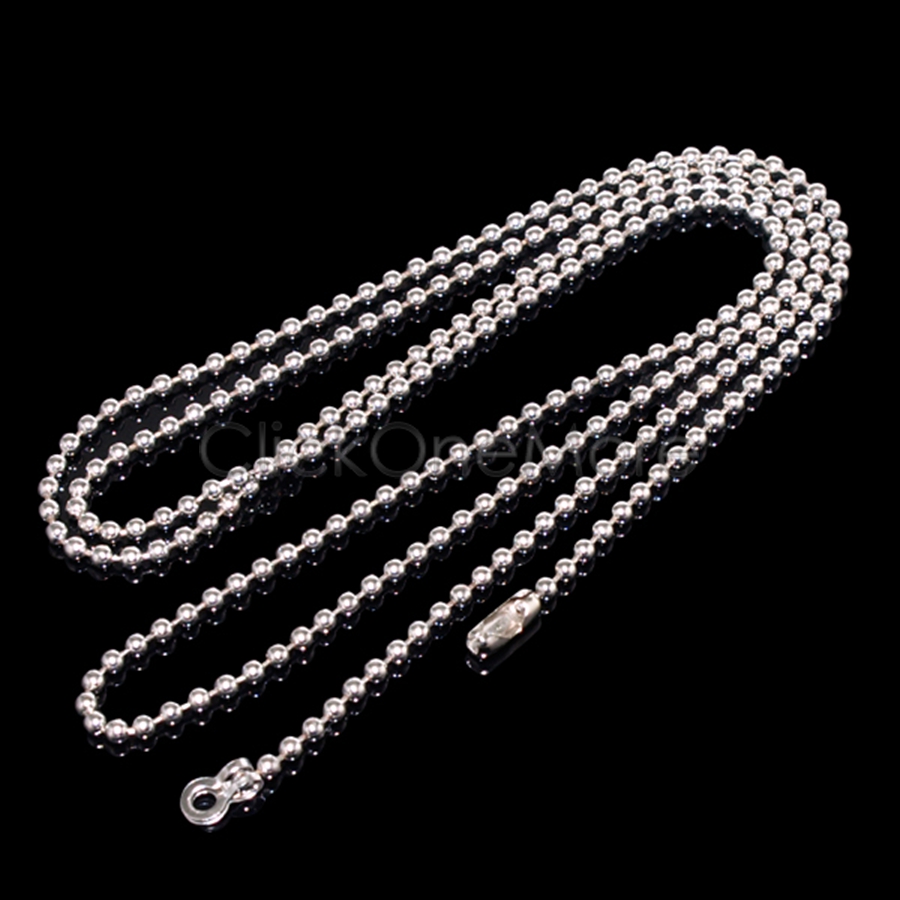 88G 3 Pcs Light Pull Cord Chain Extension Necklace Roller Beaded