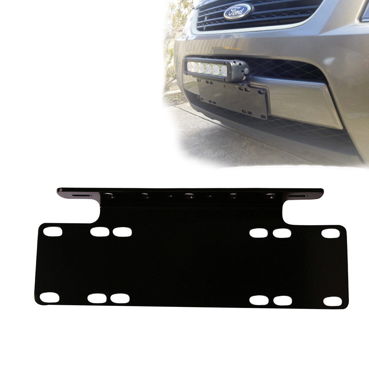 WOW Number Plate Holder Mounting Aluminum Bracket for LED Work Light