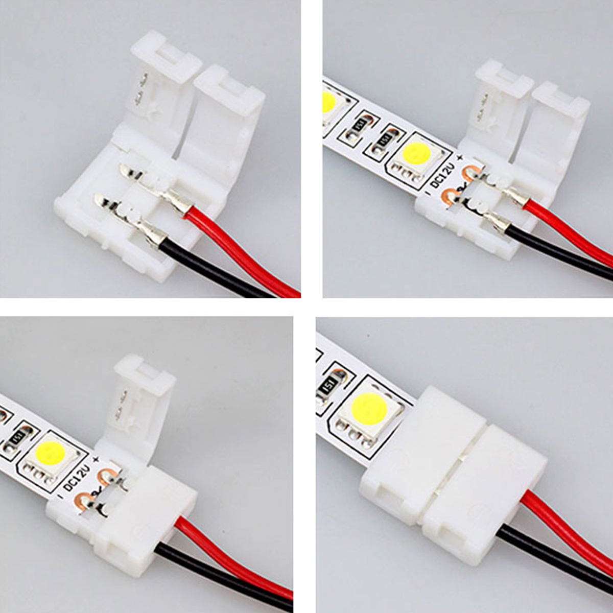 WOW 3528/5050/5050 RGB LED Strip Adapter Cable PCB Light Wire