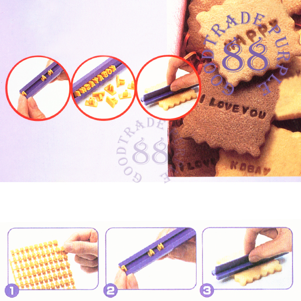 Cookie Biscuit Alphabet Number Letter Stamp Embosser Cake Decorating Sugarcraft